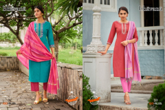 100 Miles Bhavana Cotton Kurti With Bottom & Dupatta Design 01 to 04 Series (2)