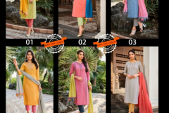 100 Miles Legacy Pure Cotton Kurti With Pant Design 01 to 06