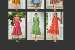 100 Miles Lipika Cotton Kurti Design 01 to 06 Series (5)