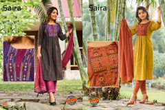 100 Miles Saira Cotton Kurti With Bottom Design 01 to 06 Series (4)