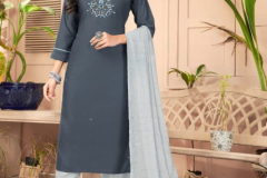 4 Colours Gulzar Pure Muslin Kurti With Bottom & Dupatta Design 4001 to 4006 Series (13)