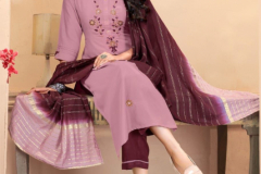 4 Colours Gulzar Pure Muslin Kurti With Bottom & Dupatta Design 4001 to 4006 Series (5)