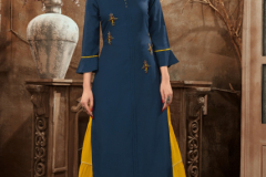 4 Colours Zulfat Reyon Kurti With Sarara Design 8001 to 8006 12