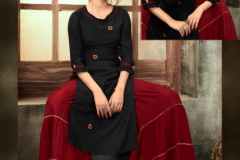 4 Colours Zulfat Reyon Kurti With Sarara Design 8001 to 8006 2