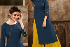 4 Colours Zulfat Reyon Kurti With Sarara Design 8001 to 8006 9