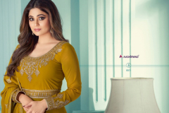 Aashirwad Creation Aditi Georgette Gown Design 8508 to 8512 Series (11)