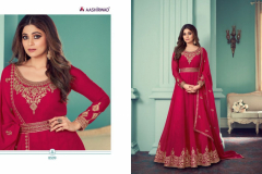 Aashirwad Creation Aditi Georgette Gown Design 8508 to 8512 Series (7)