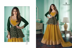 Aashirwad Creation Anika Georgette Salwar Suit Design 8571 to 8574 Series (2)