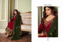Aashirwad Creation Crystal Georgette Salwar Suit Design 8429 to 8433 Series (5)