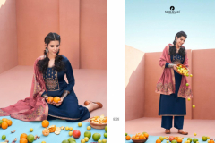 Aashirwad Creation Mor Bagh Chandrakanta Jam Premium Silk Design 8325 to 8330 7