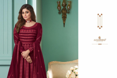 Aashirwad Creation Rose Real Georgette Designer Suit Design 8519 to 8523 Series (2)