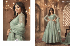 Aashirwad Creation Sanjana Designer Gown Design 3896 to 8399 Series (6)