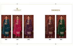 Aashriwad Creation Parineeta Georgette Salwar Suit Design 8656 to 8660 Series (11)