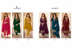 Aashriwad Creation Saarya Georgette Salwar Suit Design 8598 to 8603 Series (10)