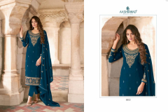 Aashriwad Creation Saarya Georgette Salwar Suit Design 8598 to 8603 Series (4)