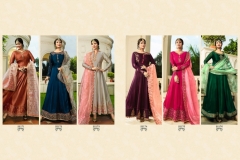 Aayesha Kali By Fiona Satin Georgette Suits 5