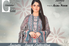 Agha Noor Jainee Vol 06 Lawn Cotton Pakistani Suits Collection Design 6001 to 6006 Series (6)
