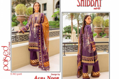 Agha Noor Shiddat Vol 03 Jam Satin Cotton Pakistani Suits Collection Design 3001 to 3010 Series (5)