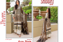 Agha Noor Shiddat Vol 03 Jam Satin Cotton Pakistani Suits Collection Design 3001 to 3010 Series (8)