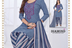 AL Karam Diamond Self Embroidery Work Cotton Salwar Suits Collection Design 4001 to 4010 Series (13)