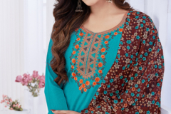 AL Karam Diamond Self Embroidery Work Cotton Salwar Suits Collection Design 4001 to 4010 Series (14)