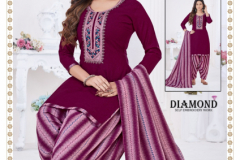 AL Karam Diamond Self Embroidery Work Cotton Salwar Suits Collection Design 4001 to 4010 Series (9)