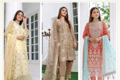 AL Khusbhu Vol 3 Pakistani Salwar Suit Design 1020 to 1022 Series (2)
