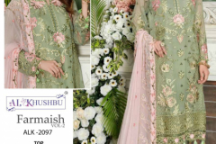 Al Khushbu Farmaish Vol 2 Georgette Pakistani Suits Design 2097 to 2099 Series (6)