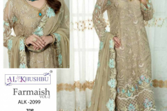 Al Khushbu Farmaish Vol 2 Georgette Pakistani Suits Design 2097 to 2099 Series (8)