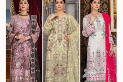 Al Khushbu Maria Vol 1 Georgette Pakistani Salwar Suits Design 2091 to 2093 Series (5)