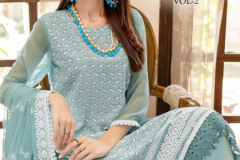 Al Khushbu Zeenat Vol 2 Georgette Pakistani Salwar Suits Design 3021 to 3025 Series (1)