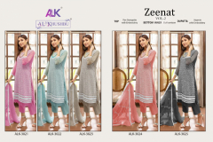 Al Khushbu Zeenat Vol 2 Georgette Pakistani Salwar Suits Design 3021 to 3025 Series (2)