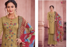Alisa Vol 3 Pure Jam Silk Cotton Kesari Trendz Suits 9