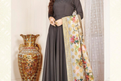 Alishka Fashion Fabulous Gown With Banarasi Dupatta Design 1001 to 1006 2