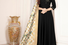 Alishka Fashion Fabulous Gown With Banarasi Dupatta Design 1001 to 1006 6