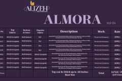 Alizeh Almora Vol 4 Designer Salwar Suit Design 4016 to 4023 Series (12)