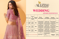 Alizeh Wedding Affeir Colour Plus Lehenga Choli Design 1022 to 1022-B Series (2)