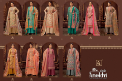 Alok Suit Anokhi Pure Pashmina Salwar Suits Design 071-001 to 071-010 Series (5)