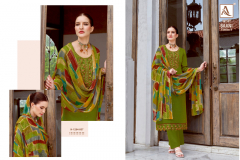 Alok Suit Baani Edition 5 Pure Jam Printed Salwar Suits Collection Design H-1264-001 to H-1264-008 Series (8)