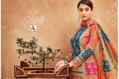 Alok Suit Bella Pure Maslin Designer Print Salwar Suits Collection Design 1201-001 to 1201-006 Series (2)