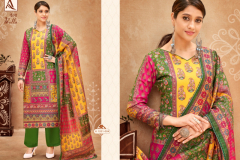 Alok Suit Bella Pure Maslin Designer Print Salwar Suits Collection Design 1201-001 to 1201-006 Series (6)