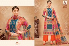 Alok Suit Bella Pure Maslin Designer Print Salwar Suits Collection Design 1201-001 to 1201-006 Series (9)