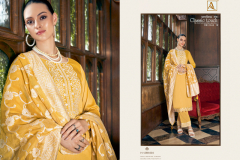 Alok Suit Classic Touch 12 Jam Cotton Lucknowi Work Salwar Suits Collection Design H-1269-001 to H-1269-006 Series (4)