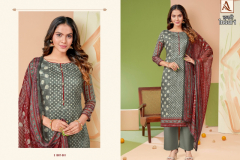 Alok Suit Inaari Pure Zam Cotton Digital Print Salwar Suits Collection Design 1007-001 to 1007-004 Sries (3)