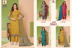 Alok Suit Inaari Pure Zam Cotton Digital Print Salwar Suits Collection Design 1007-001 to 1007-004 Sries (4)