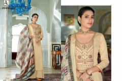 Alok Suit Jahanara Pure Jam Salwar Suit Design 580-001 to 580-010 Series (5)