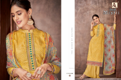 Alok Suit Mistii Pure Zam Cotton With Embroidery Work Salwar Suit Collection Design 1012-001 to 1012-006 Series (17)