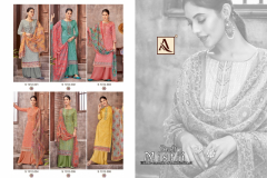 Alok Suit Mistii Pure Zam Cotton With Embroidery Work Salwar Suit Collection Design 1012-001 to 1012-006 Series (19)