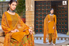 Alok Suit Patiyala Fusion 10 Pure Viscose Raayon Salwar Suits Collection Design H-1163-001 to H-1163-1010 Series (2)