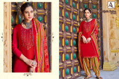 Alok Suit Patiyala Fusion 10 Pure Viscose Raayon Salwar Suits Collection Design H-1163-001 to H-1163-1010 Series (7)